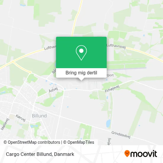 Cargo Center Billund kort