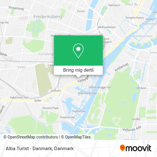 Alba Turist - Danmark kort