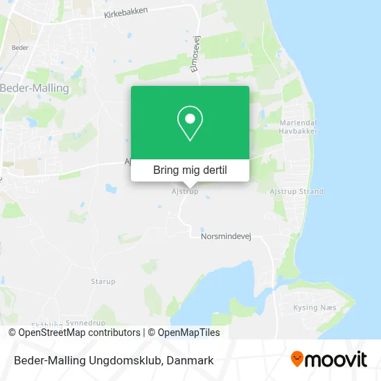 Beder-Malling Ungdomsklub kort