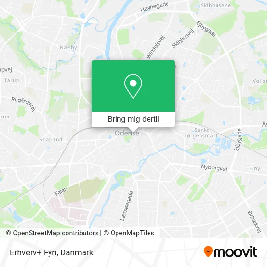 Erhverv+ Fyn kort