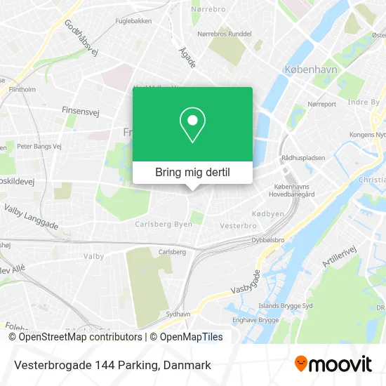 Vesterbrogade 144 Parking kort