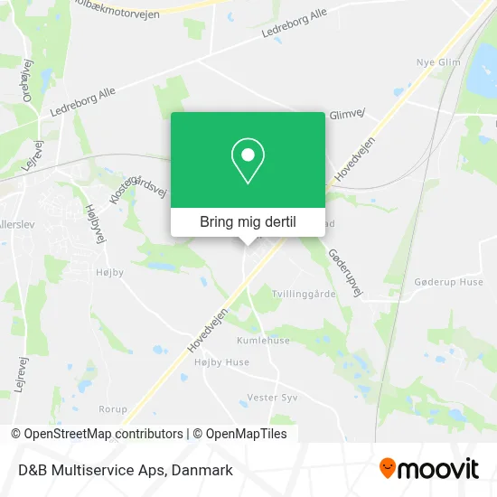 D&B Multiservice Aps kort
