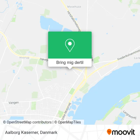 Aalborg Kaserner kort
