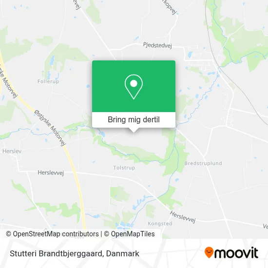 Stutteri Brandtbjerggaard kort
