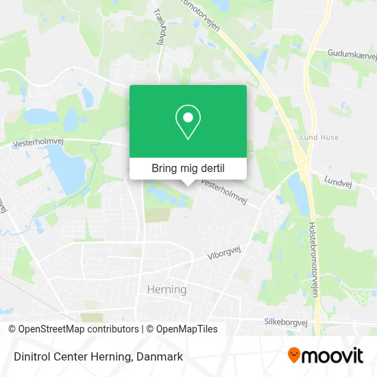 Dinitrol Center Herning kort
