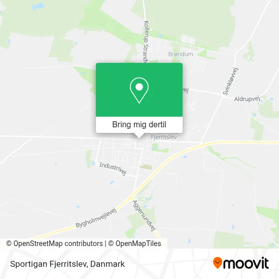 Sportigan Fjerritslev kort
