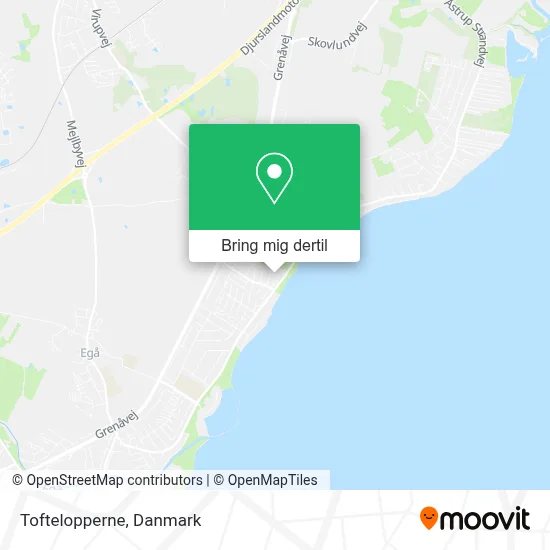 Toftelopperne kort
