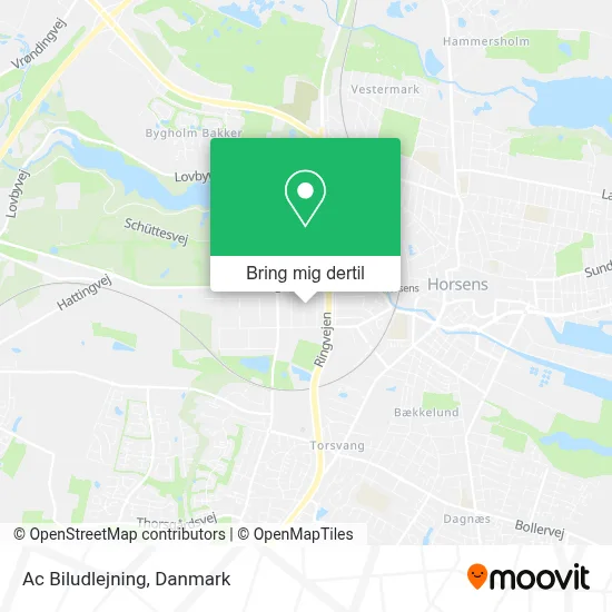 Ac Biludlejning kort