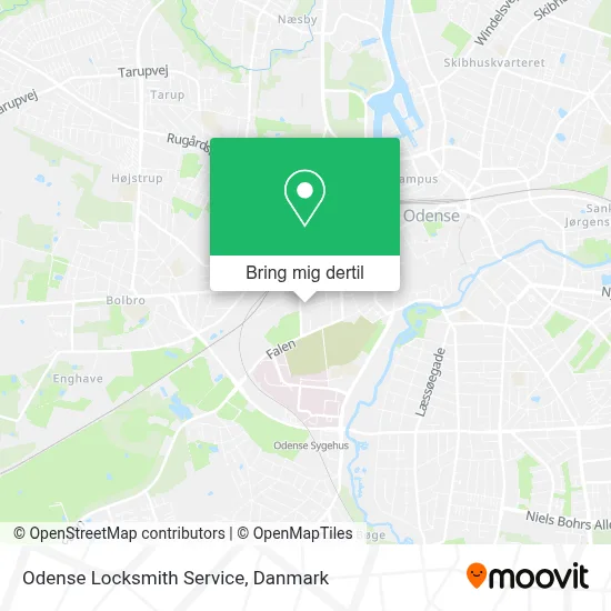 Odense Locksmith Service kort