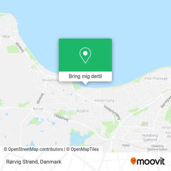 Rørvig Strand kort