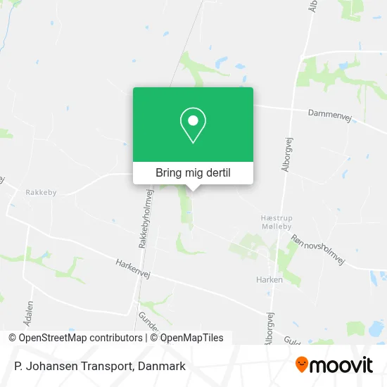 P. Johansen Transport kort
