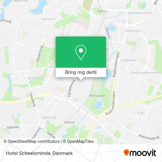 Hotel Scheelsminde kort