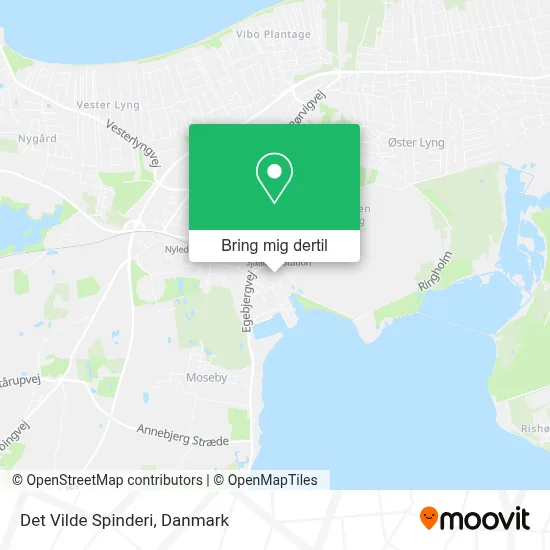 Det Vilde Spinderi kort