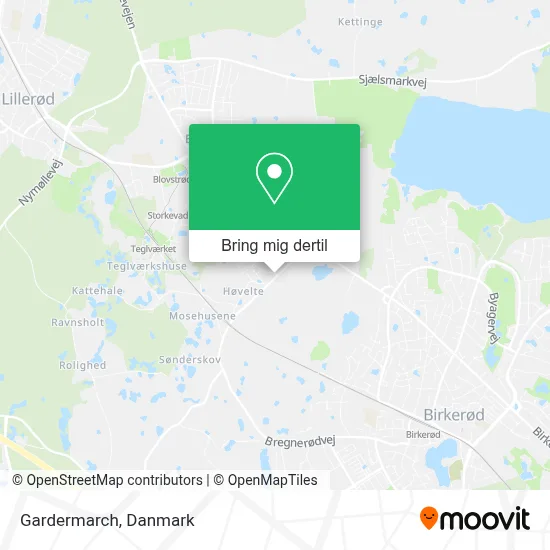 Gardermarch kort