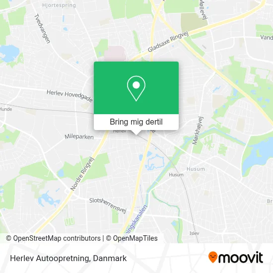 Herlev Autoopretning kort