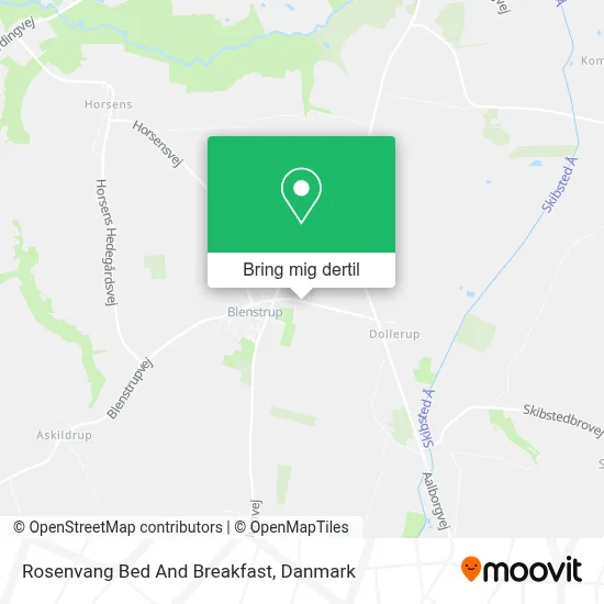 Rosenvang Bed And Breakfast kort