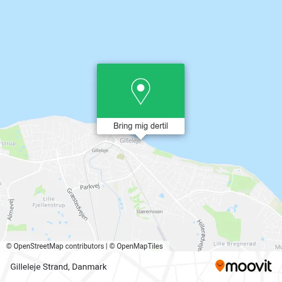 Gilleleje Strand kort