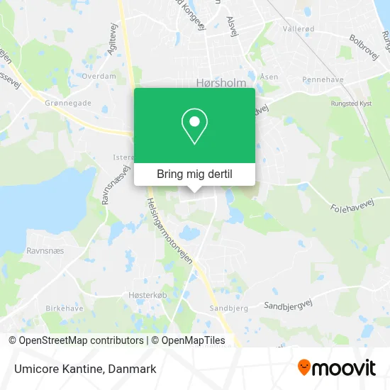 Umicore Kantine kort