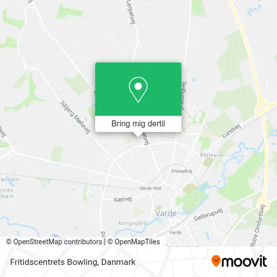 Fritidscentrets Bowling kort