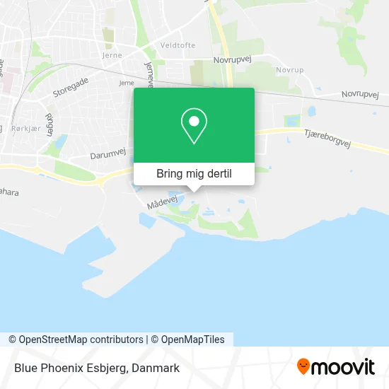 Blue Phoenix Esbjerg kort