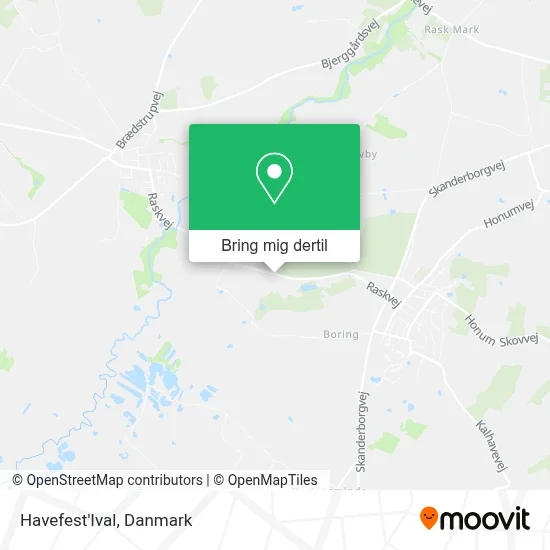 Havefest'Ival kort