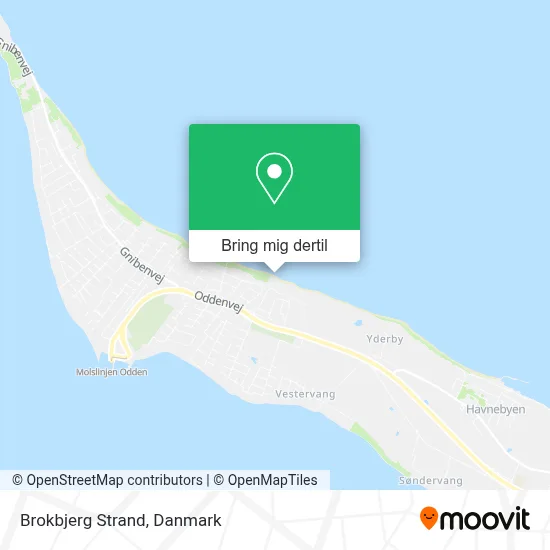 Brokbjerg Strand kort