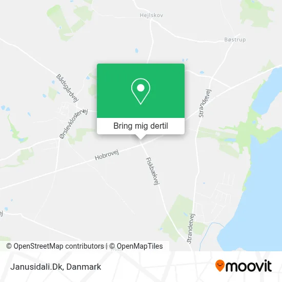 Janusidali.Dk kort