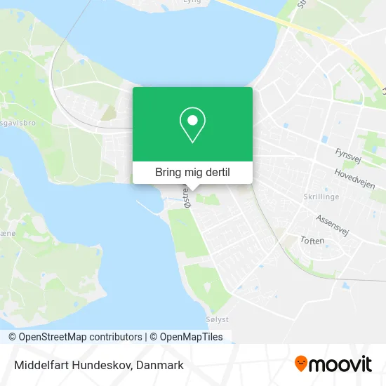 Middelfart Hundeskov kort