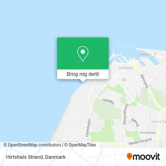 Hirtshals Strand kort