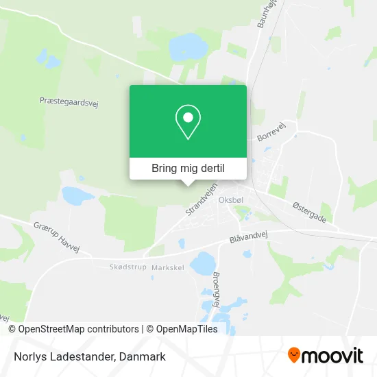 Norlys Ladestander kort