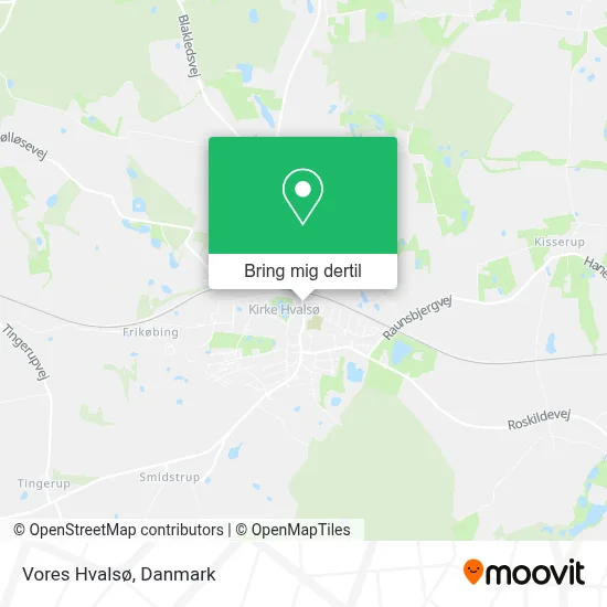 Vores Hvalsø kort