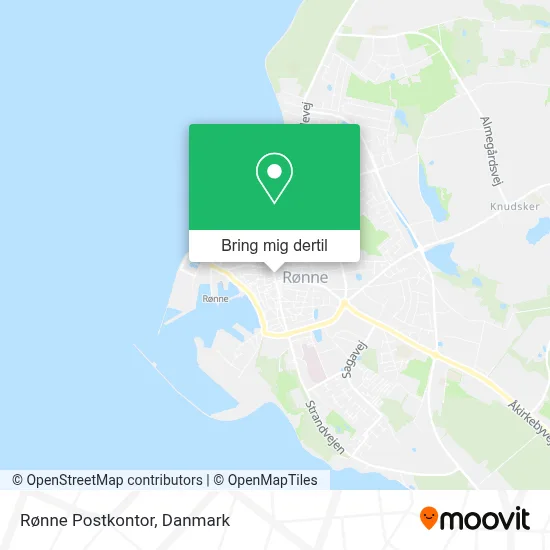 Rønne Postkontor kort