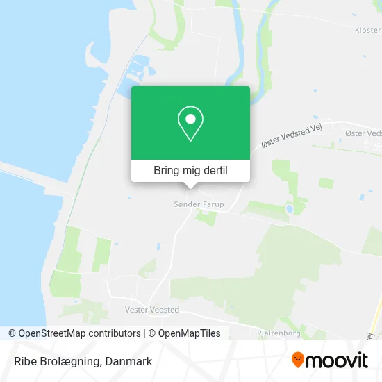 Ribe Brolægning kort