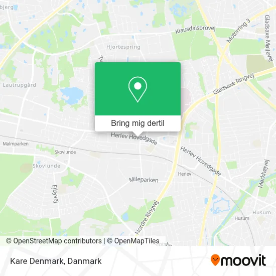 Kare Denmark kort