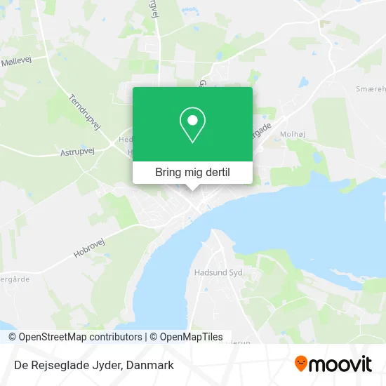 De Rejseglade Jyder kort