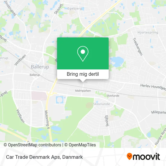 Car Trade Denmark Aps kort