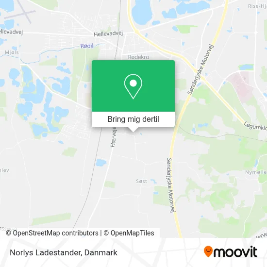 Norlys Ladestander kort