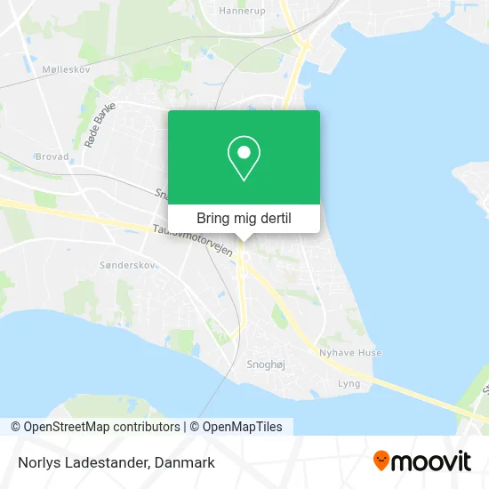 Norlys Ladestander kort