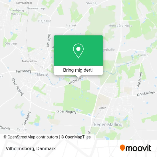 Vilhelmsborg kort