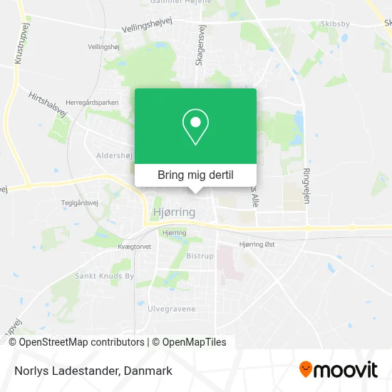 Norlys Ladestander kort