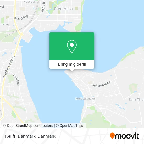 Kellfri Danmark kort