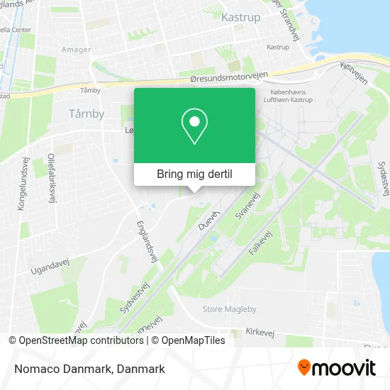 Nomaco Danmark kort