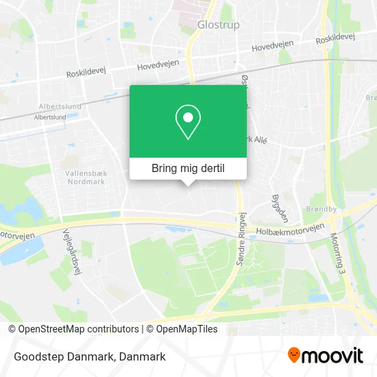 Goodstep Danmark kort