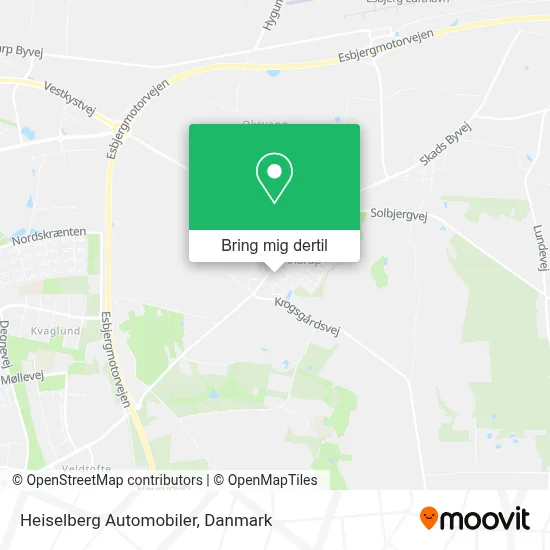 Heiselberg Automobiler kort
