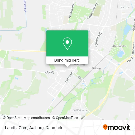 Lauritz.Com, Aalborg kort