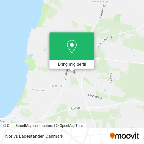 Norlys Ladestander kort
