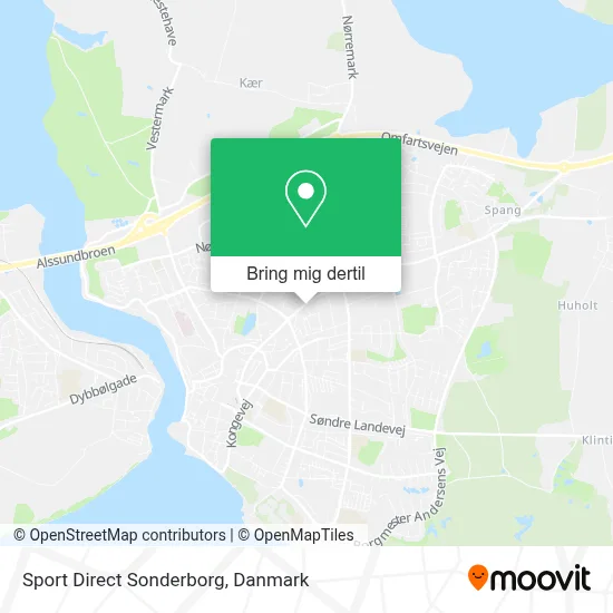 Sport Direct Sonderborg kort