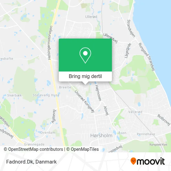 Fadnord.Dk kort