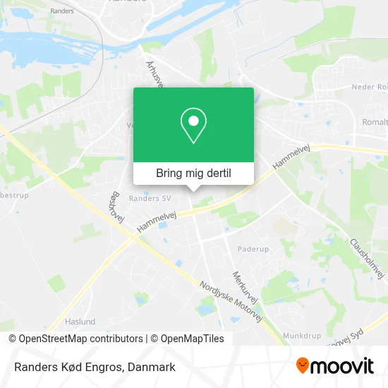 Randers Kød Engros kort