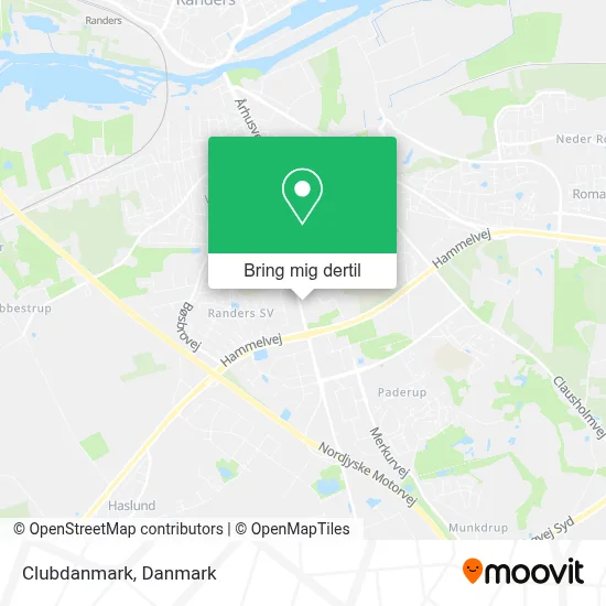 Clubdanmark kort